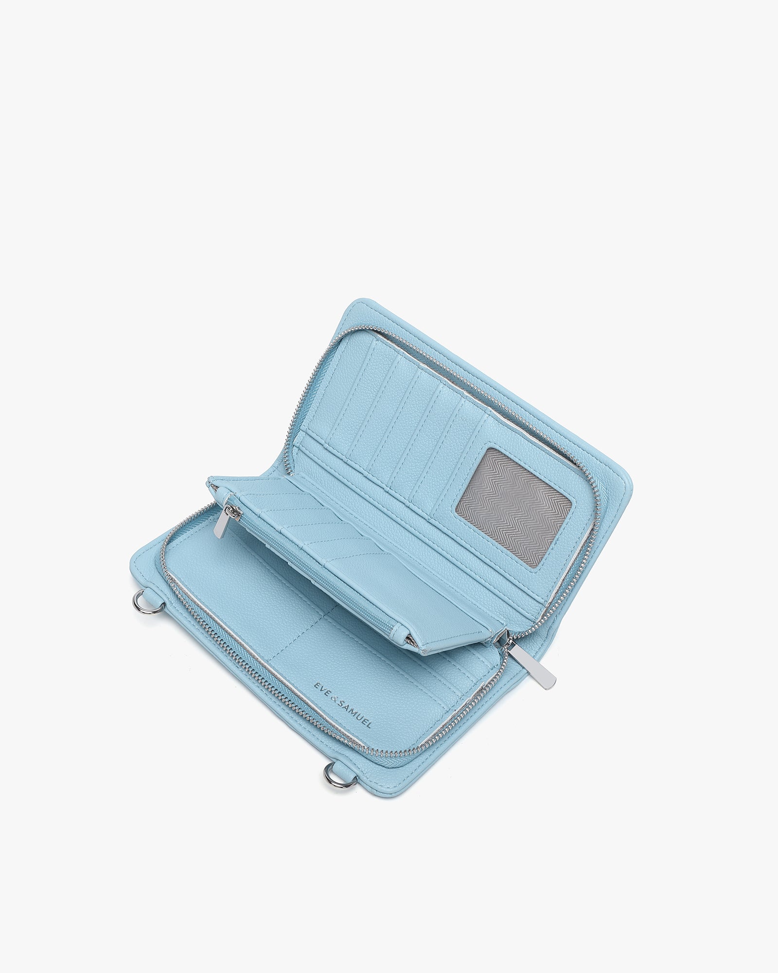 Anna Crossbody Wallet - Light Blue