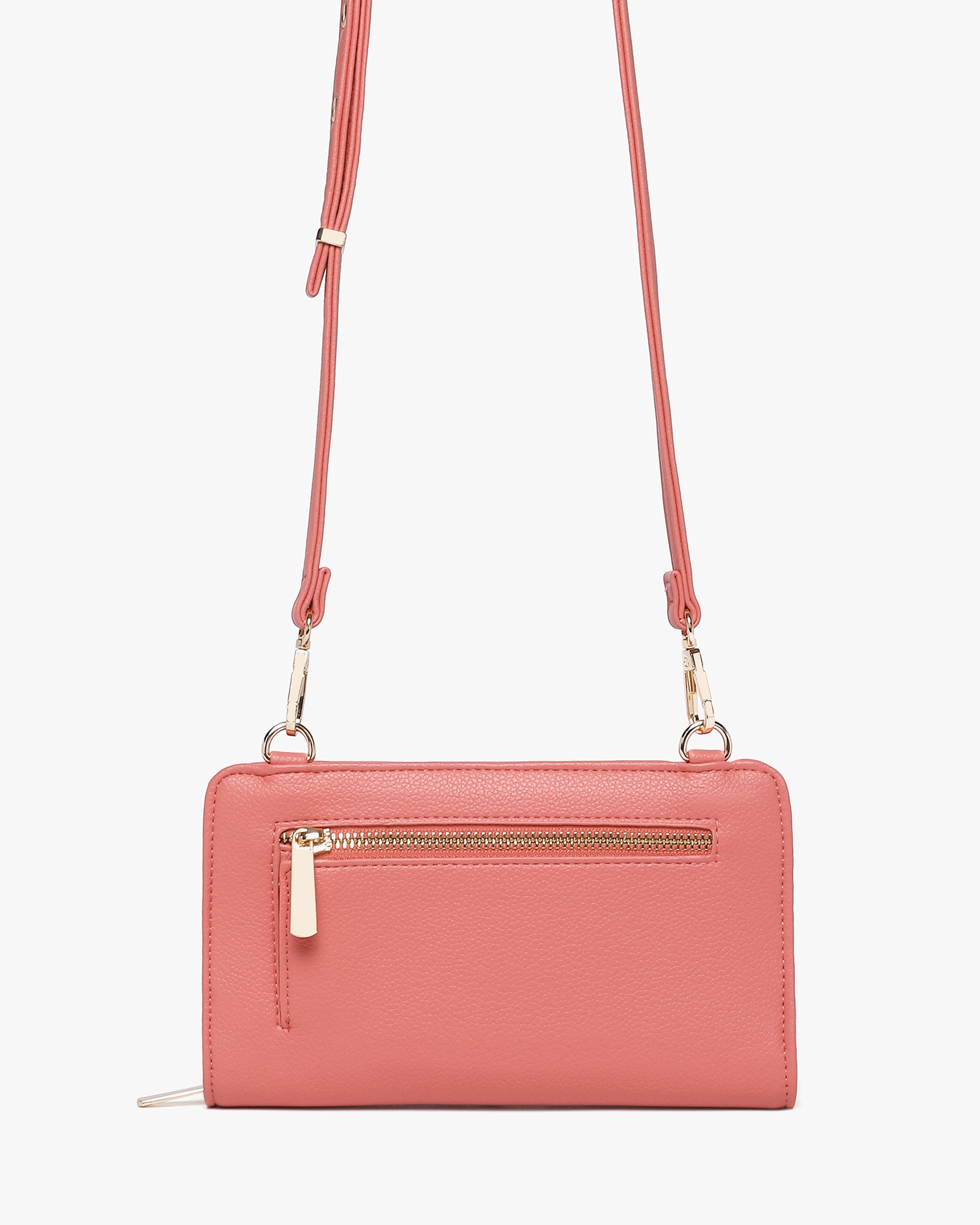 Anna Crossbody Wallet - Salmon