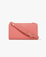 Anna Crossbody Wallet - Salmon