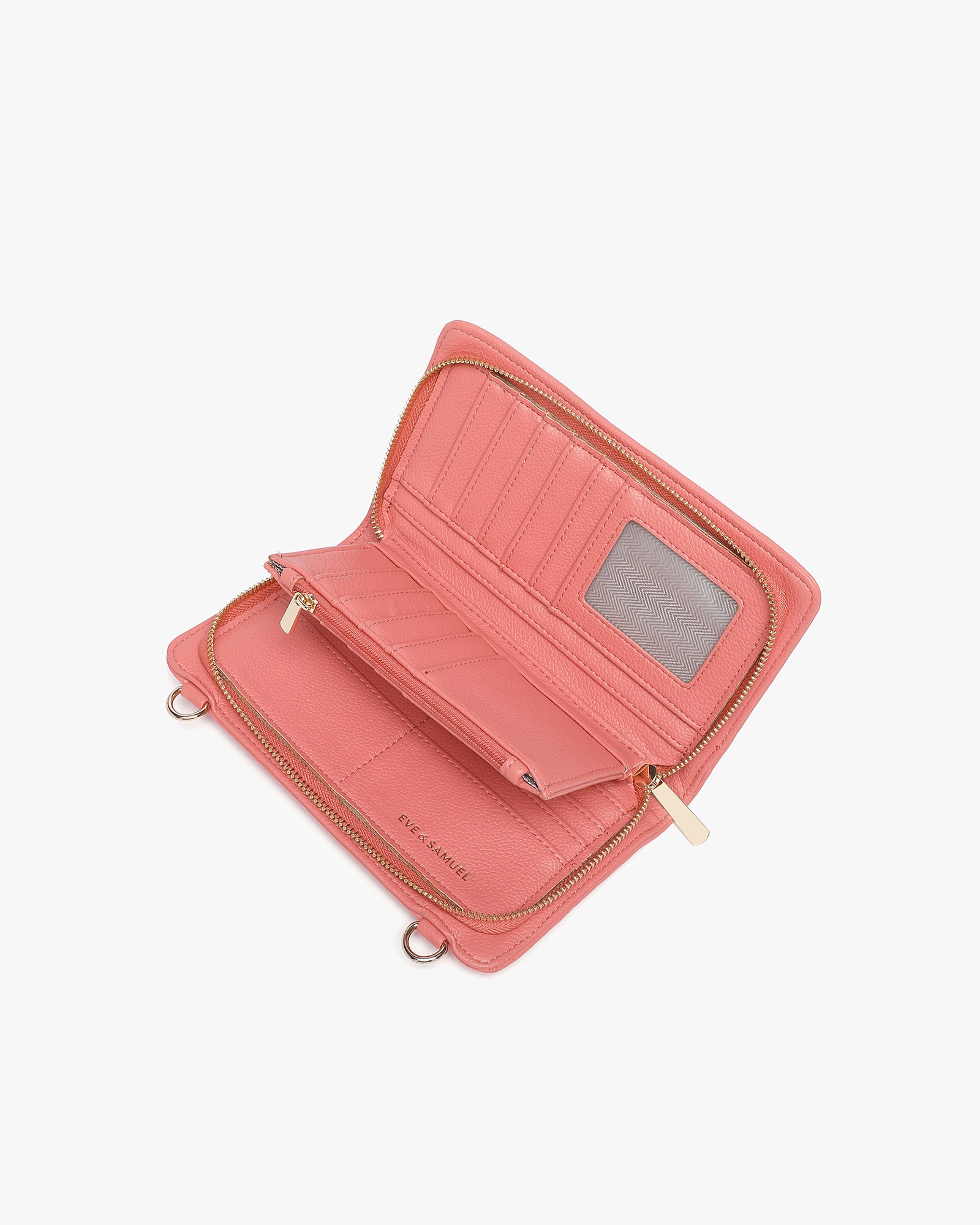 Anna Crossbody Wallet - Salmon