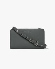 Anna Crossbody Wallet - Dark Gray