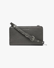 Anna Crossbody Wallet - Dark Silver