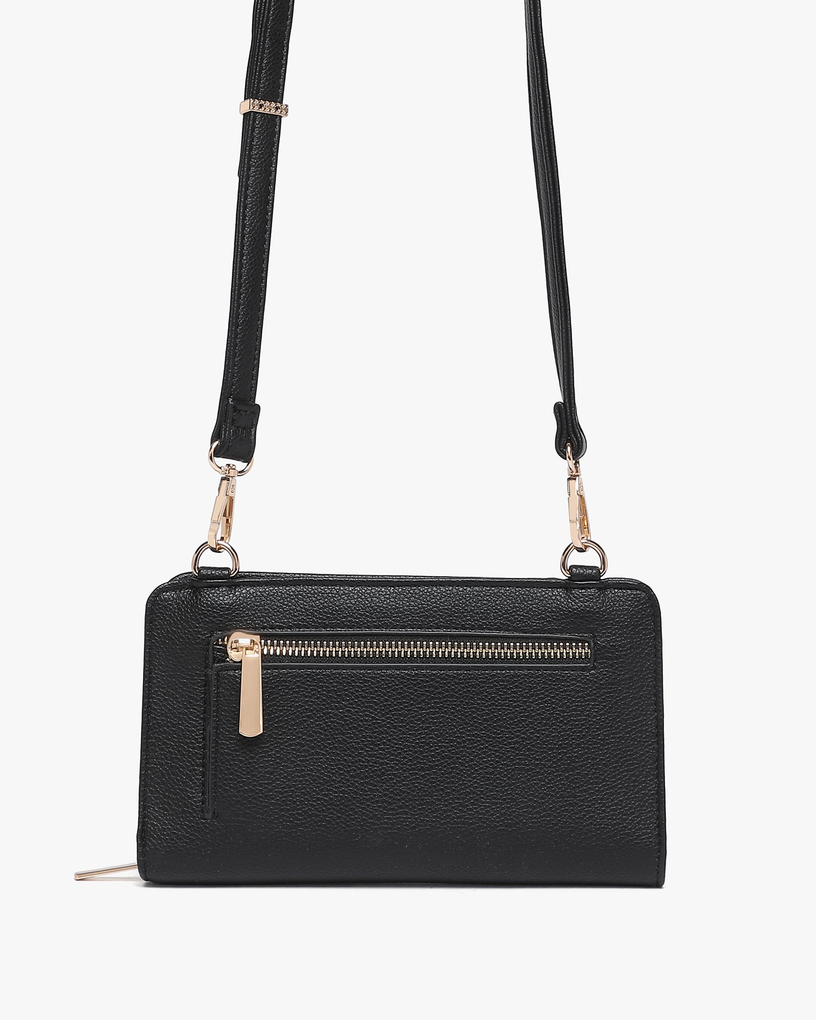 Anna Crossbody Wallet - Black
