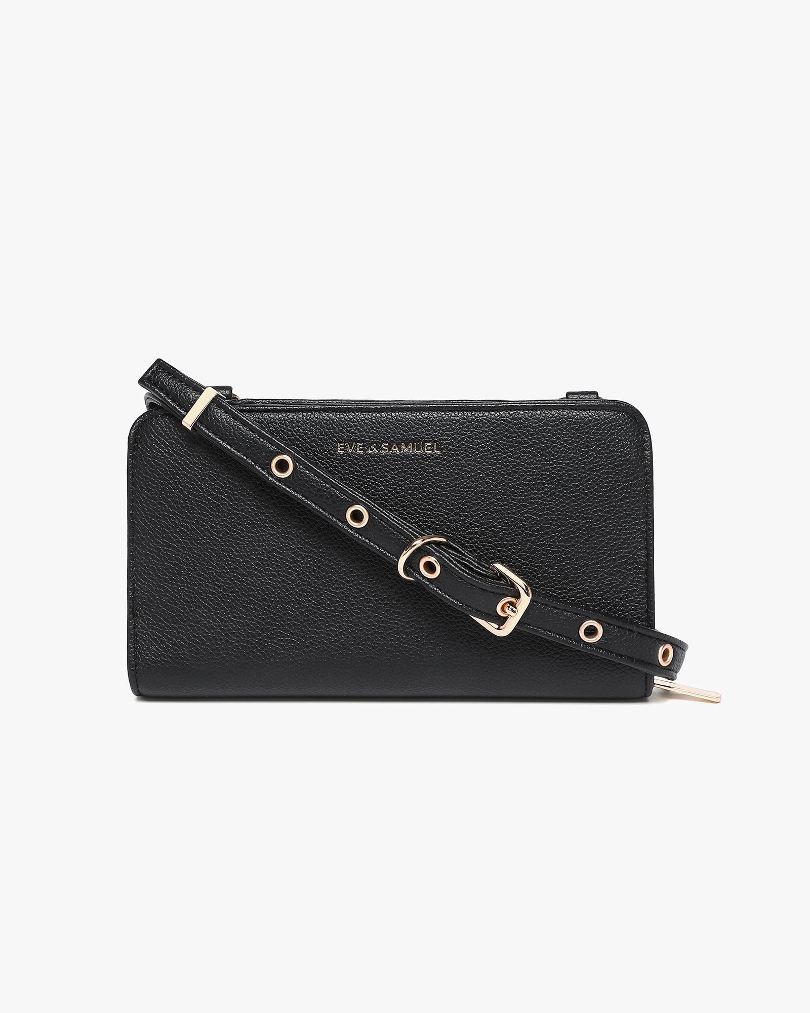Anna Crossbody Wallet - Black