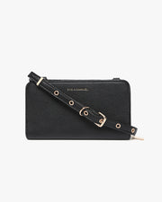Anna Crossbody Wallet - Black
