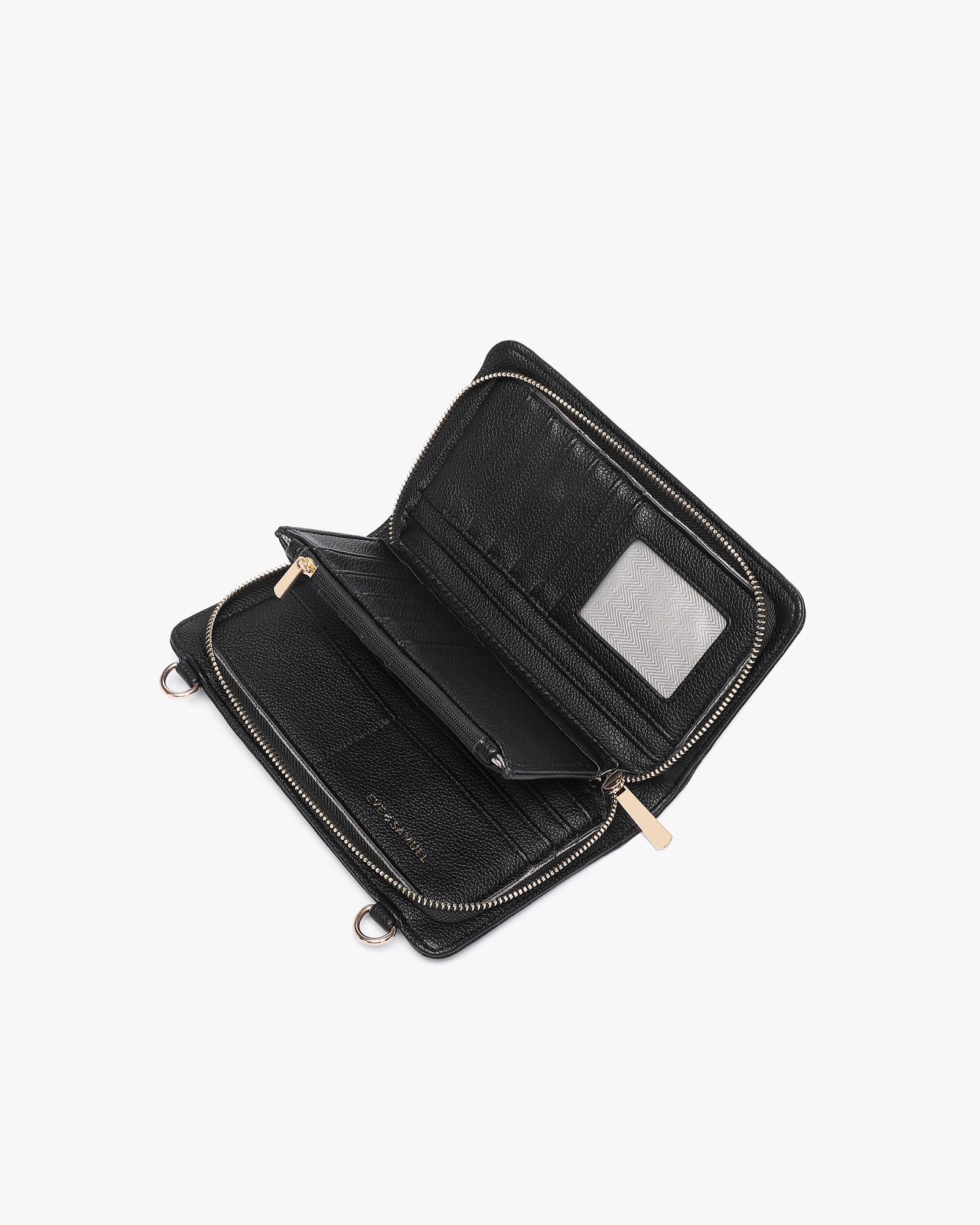 Anna Crossbody Wallet - Black