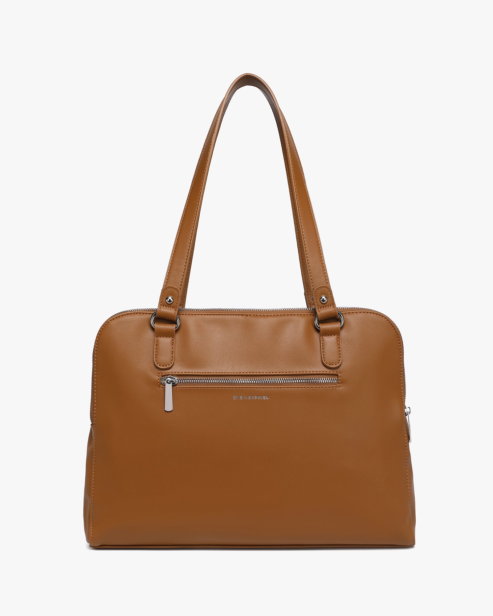 Victoria Iconic Laptop Tote - Fits up to 14" - Brown