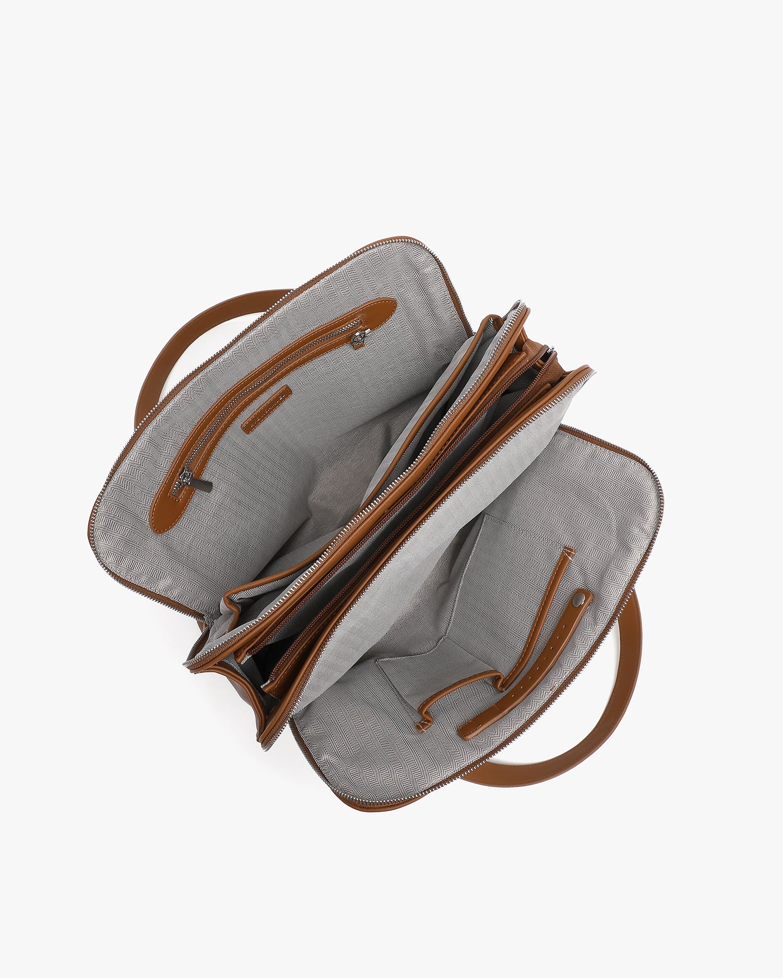 Victoria Iconic Laptop Tote - Fits up to 14" - Brown
