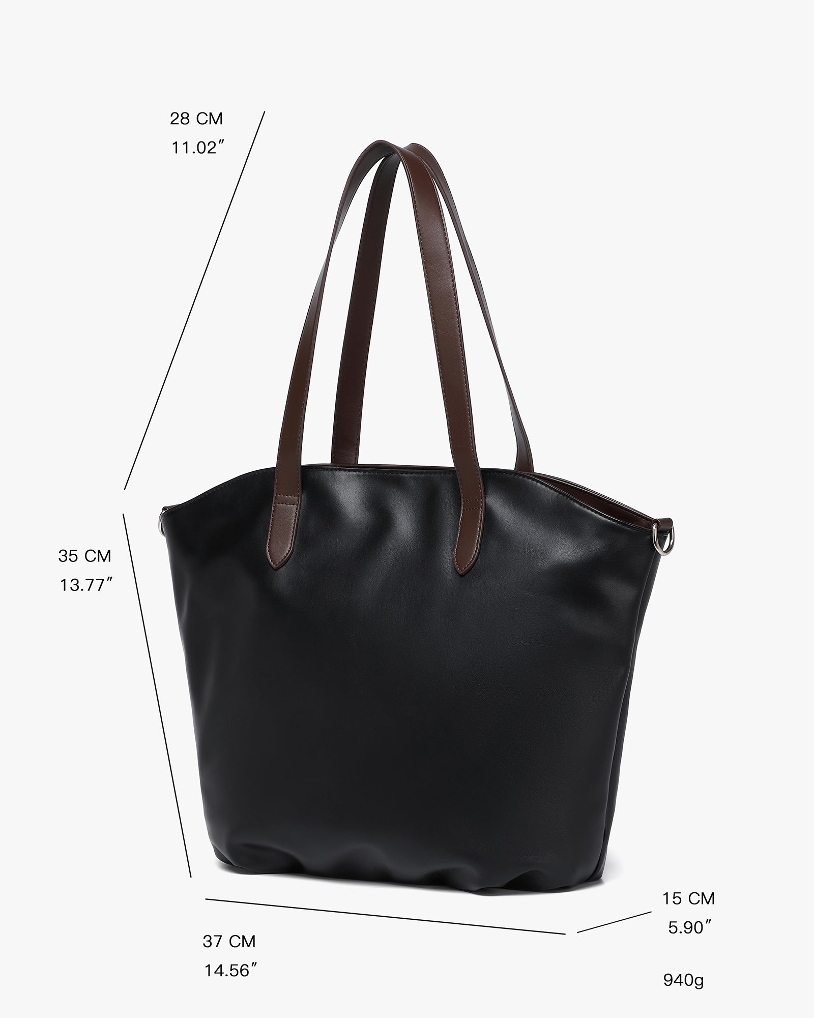 Florence Classic Laptop Tote - Fits up to 17.3" - Brown