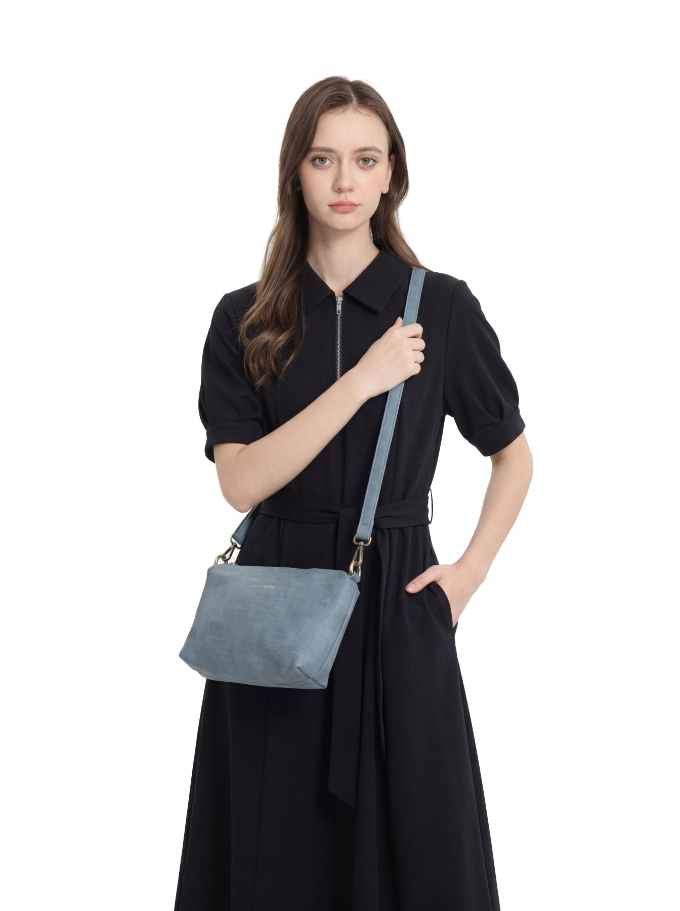 Isabella Iconic 2 Piece Set Laptop Tote - Fits up to 14" - Blue Rustic