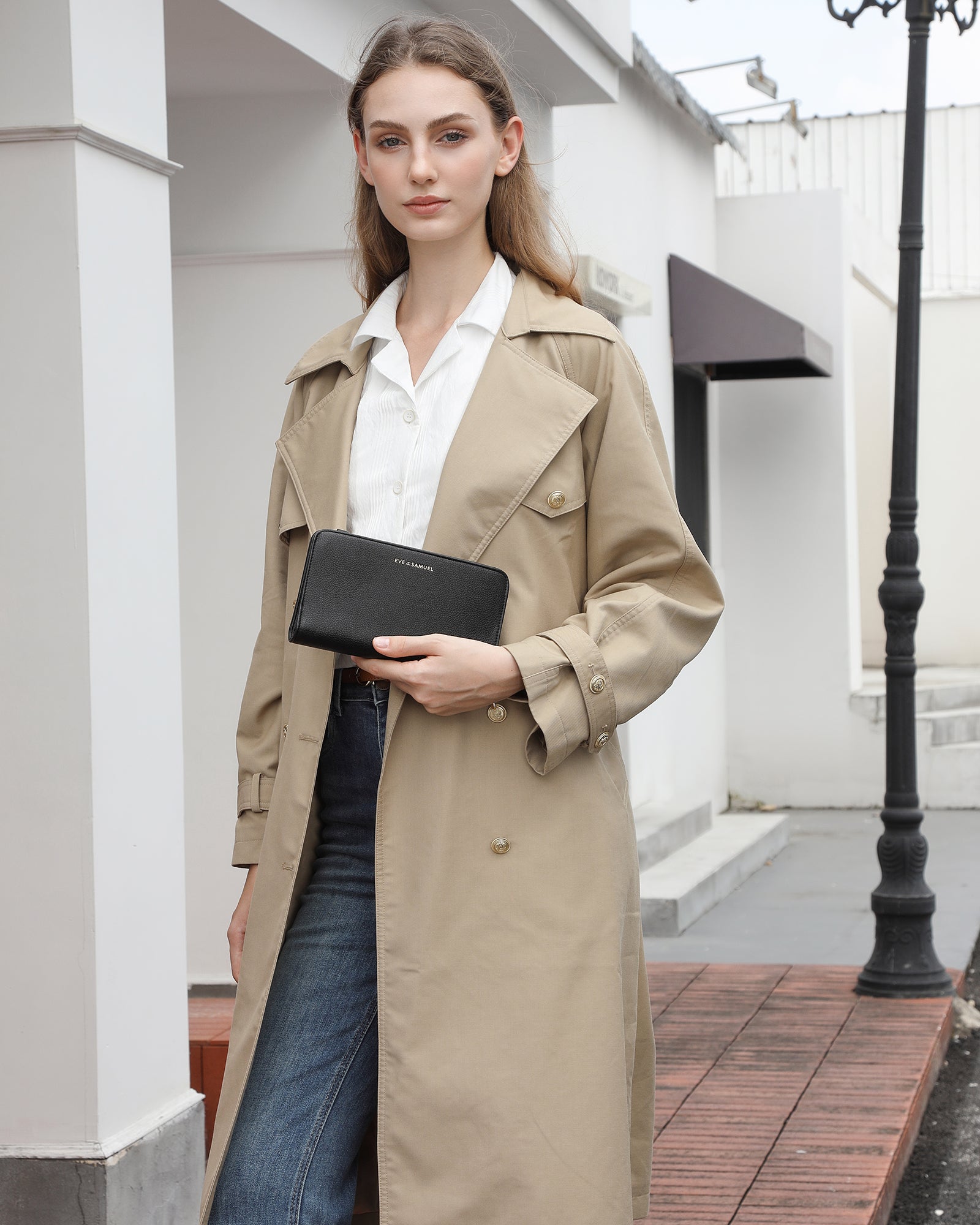 Anna Crossbody Wallet - Brown