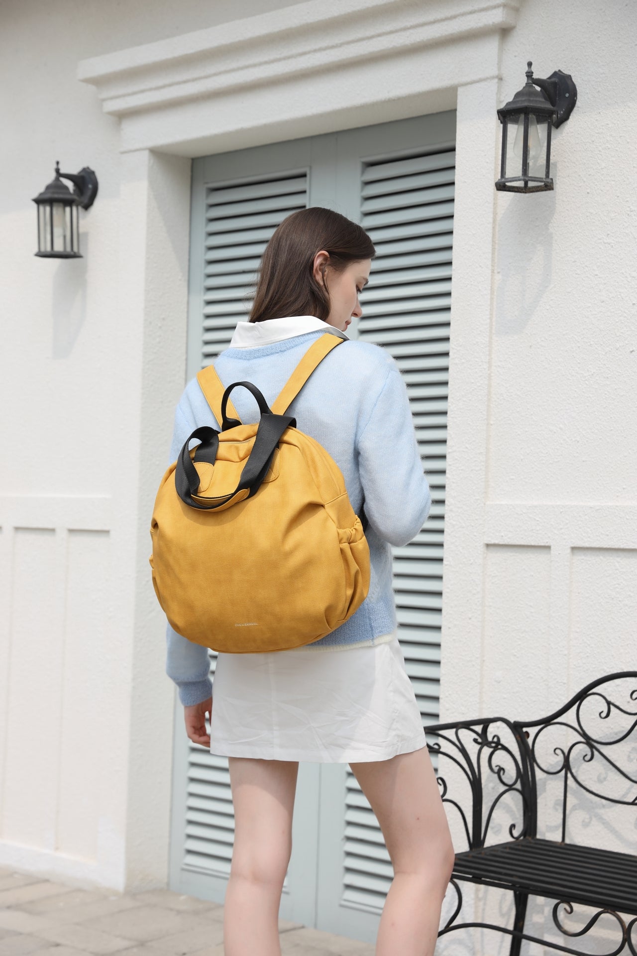 Ruby Multi-Functional Laptop Backpack - Fits up to 15.6" - Mustard Rustic