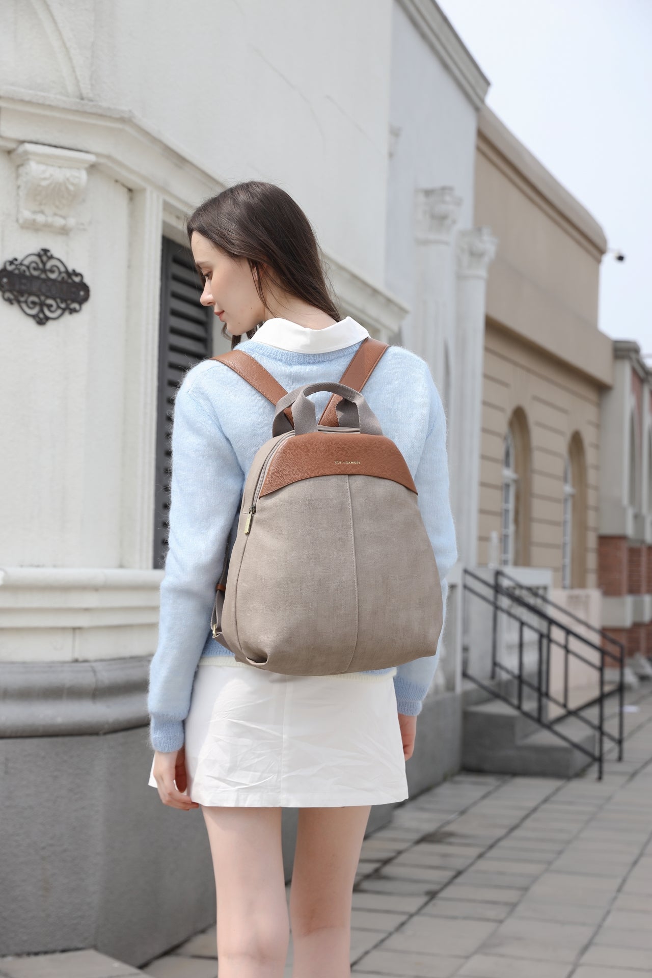 Grace Classic Laptop  Backpack - Fits up to 14" - Nude Rustic