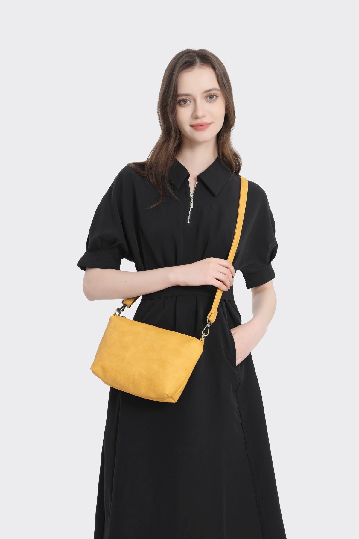 Isabella Iconic 2 Piece Set Laptop Tote - Fits up to 14" - Mustard Rustic