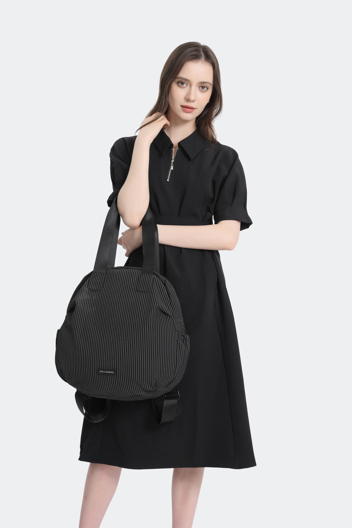 Ruby Multi-Functional Laptop Backpack - Fits up to 15.6" - Black Matrix