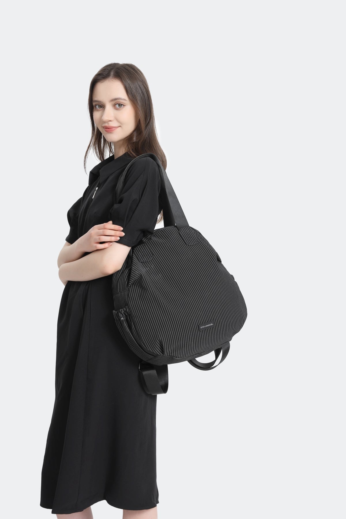 Ruby Multi-Functional Laptop Backpack - Fits up to 15.6" - Dark Gray Rustic