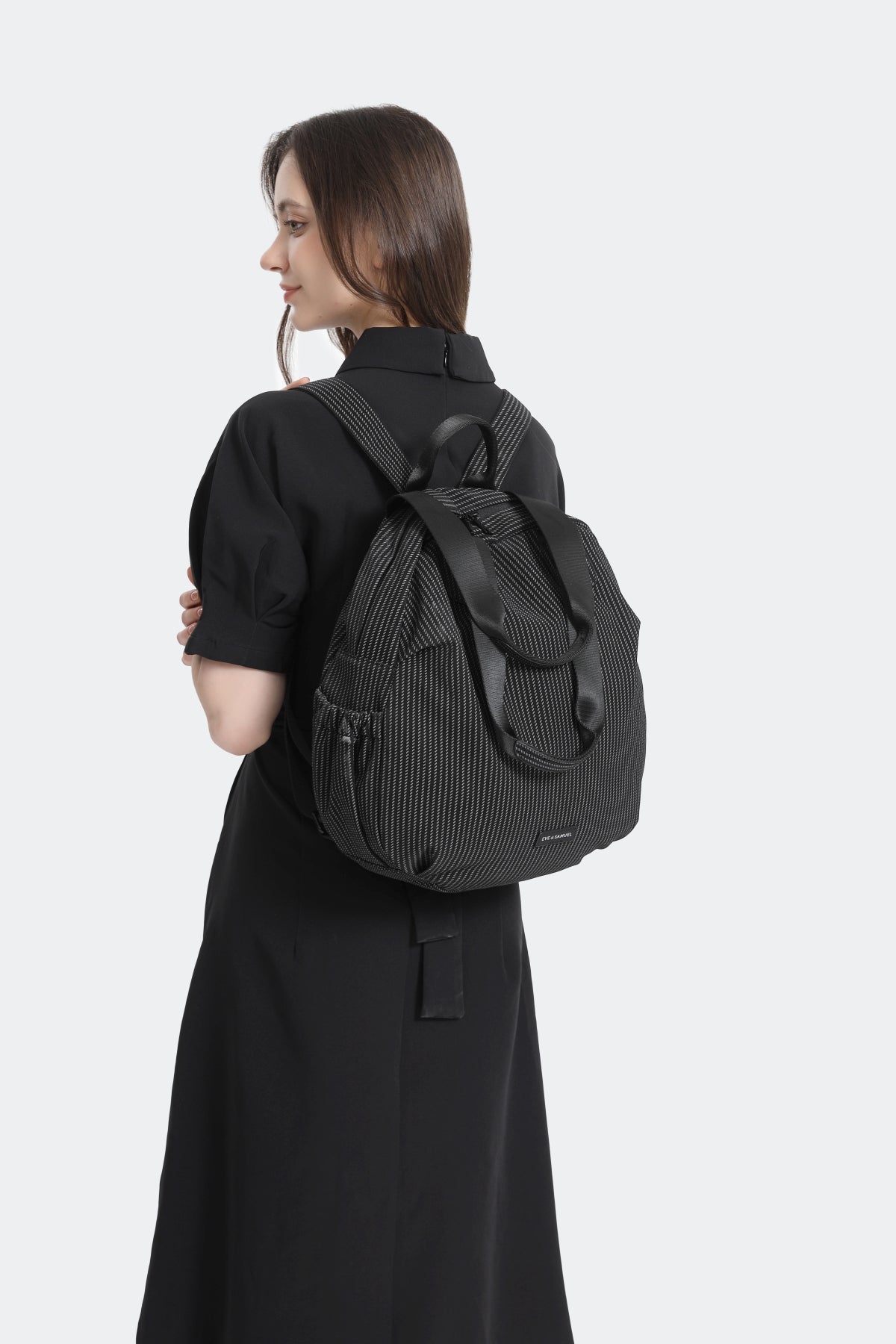 Ruby Multi-Functional Laptop Backpack - Fits up to 15.6" - Dark Gray Rustic