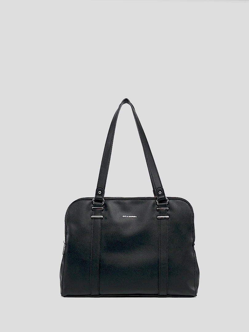 Load video: Victoria Iconic Laptop Tote - Fits up to 14" - Dots