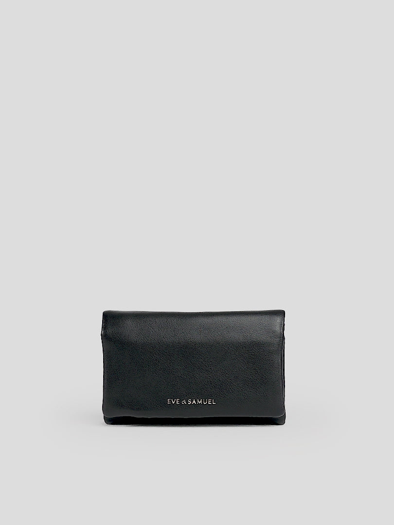 Load video: Emma Timeless Small Wallet - Dark Silver